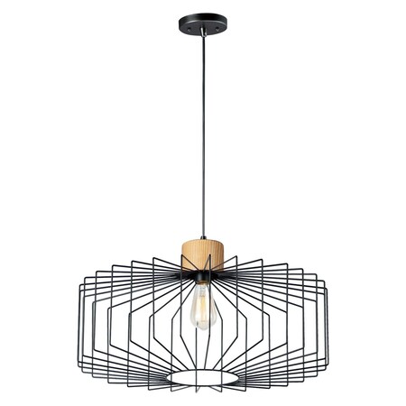 Maxim Bjorn 1-Light Pendant 10069BKNWD